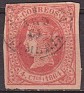 Spain 1864 Queen Isabel II 19 Cuartos Red & Salmon Edifil 64